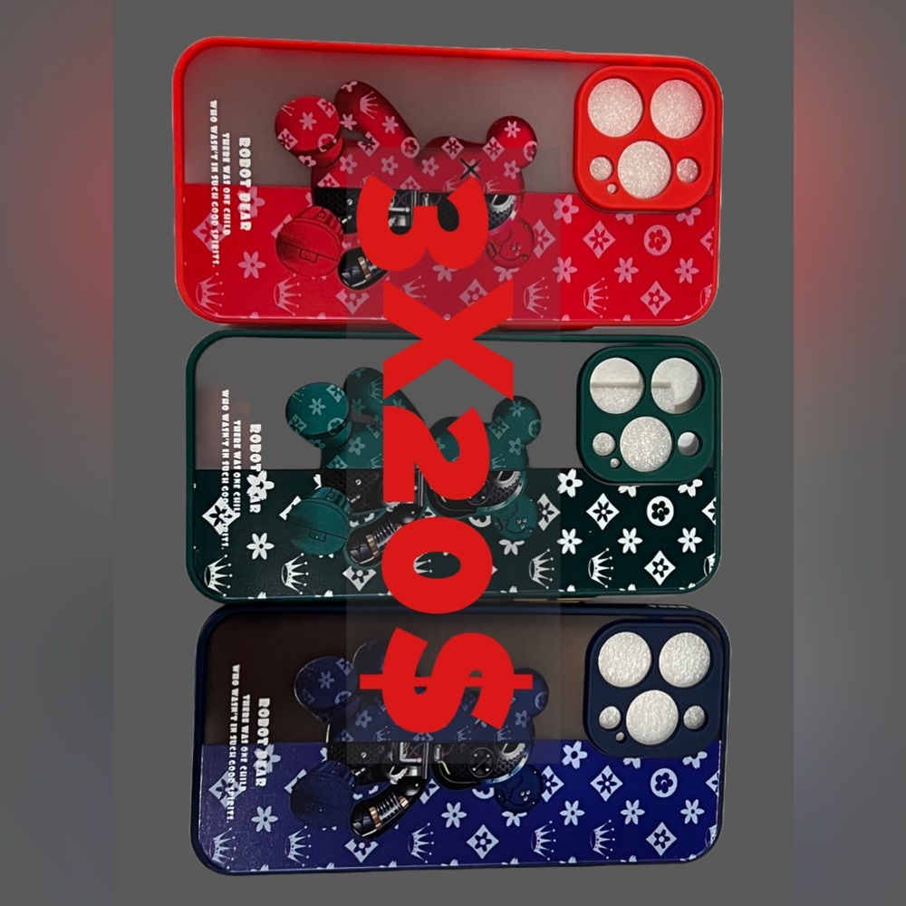 iPhone 14 pro Max cases 3x20 dollars